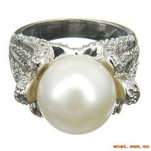 長(zhǎng)潤(rùn)首飾制品廠 匠心打造R0660 S01戒指，金銀珠寶與玉器的完美交融